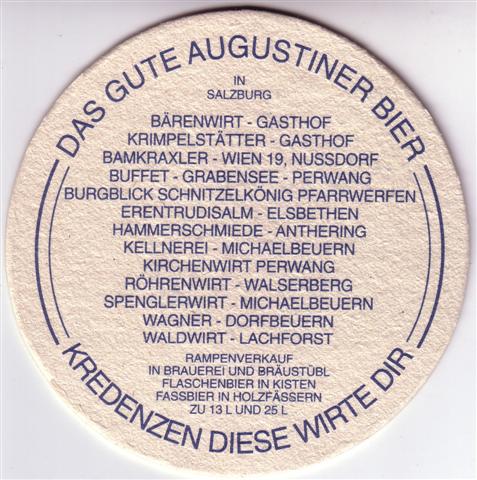 salzburg s-a augustiner 3b (rund215-das gute-13 gasthfe-blau)